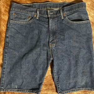 Levi 505 Classic Blue Denim Men's Shorts Size 36